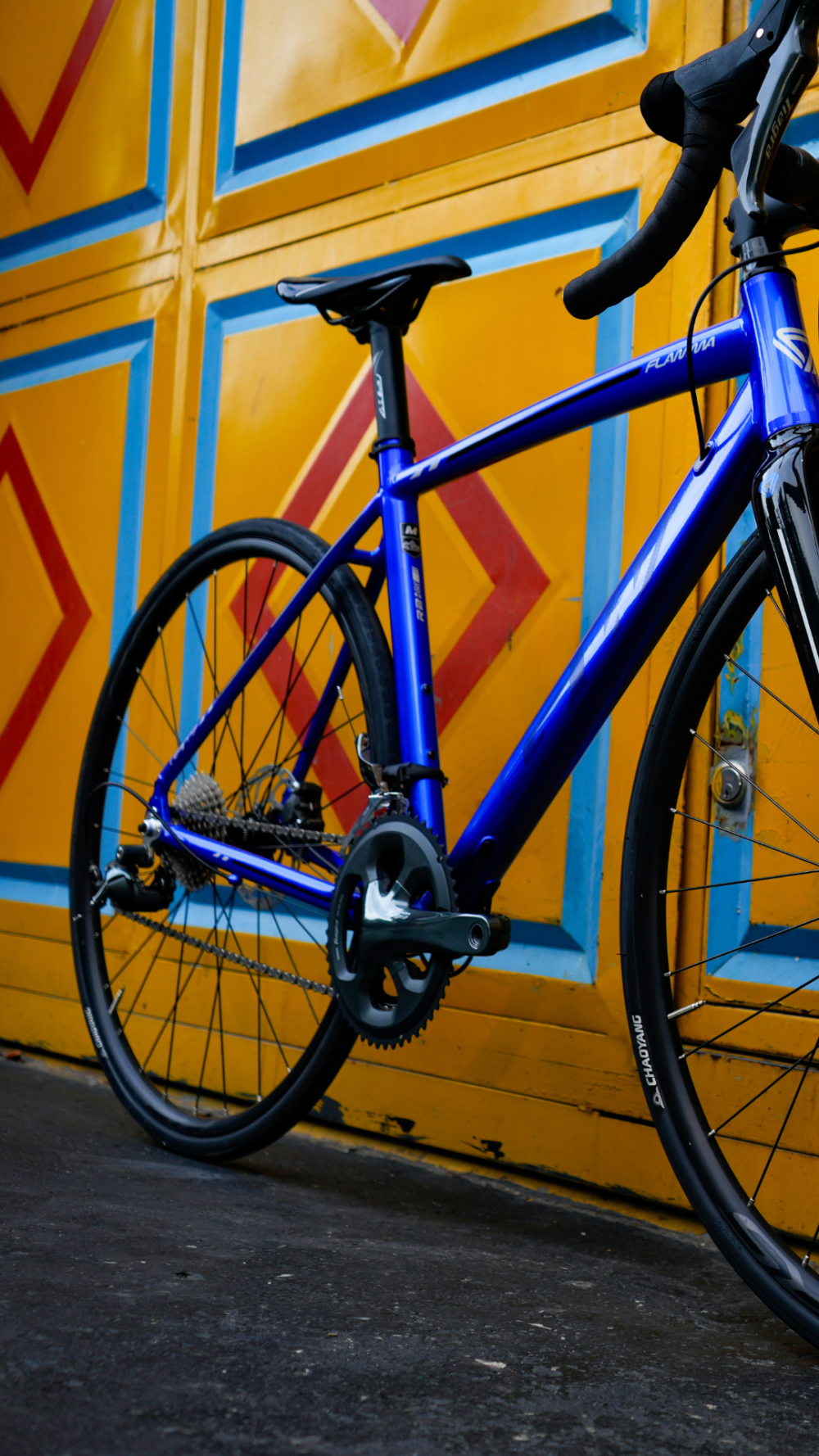 BICICLETA FLAMA DISCO RUTA 10 VEL TIAGRA - Imagen 4